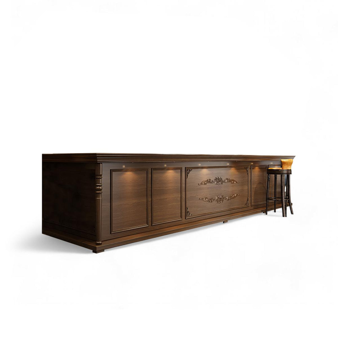 Brand New Vintage Style Coffee Shop Bar Reception Desk RD-179
