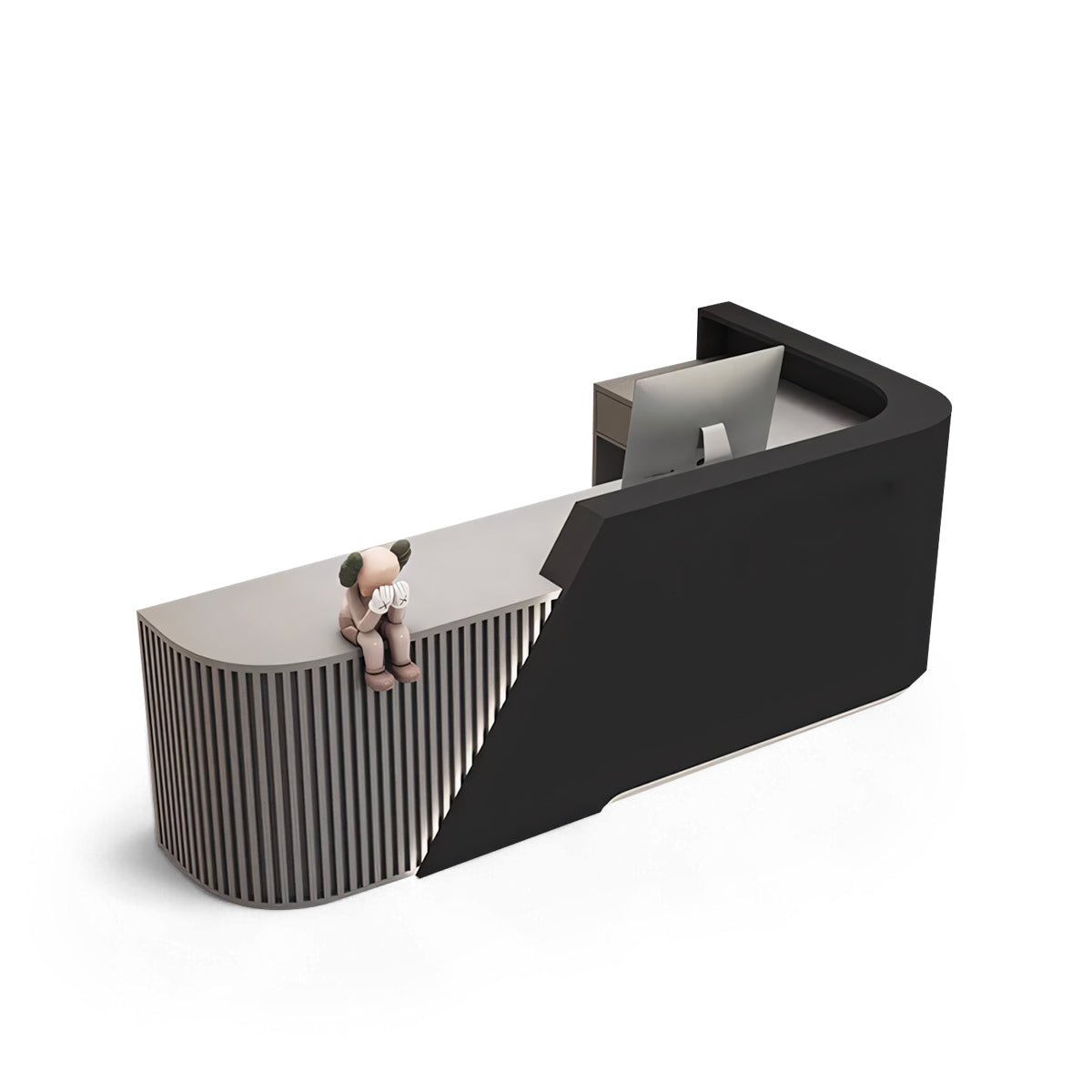 L-Shaped Beauty Salon Cashier Desk RD-114