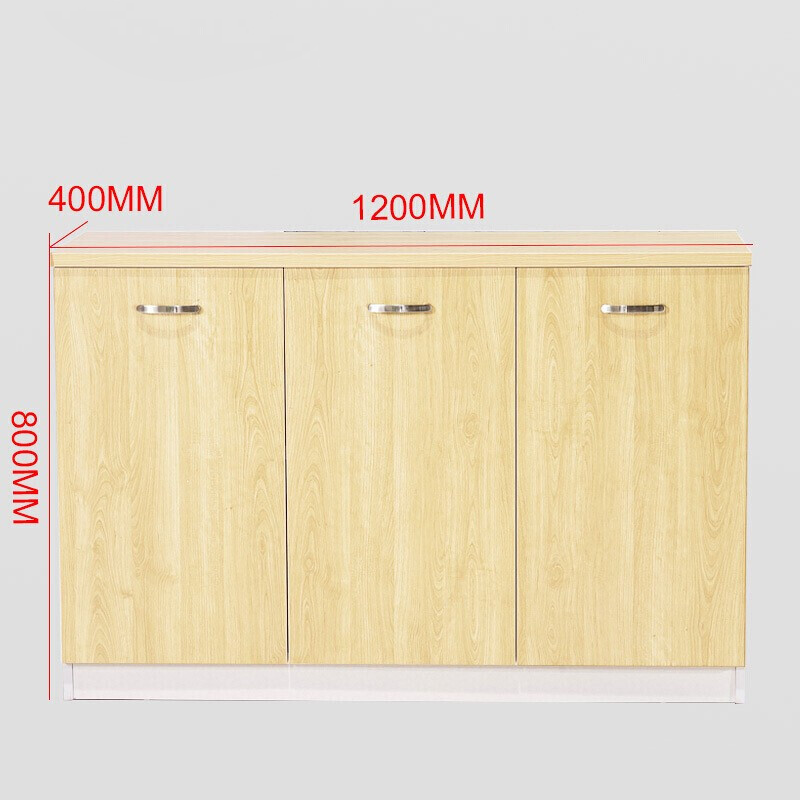 Modern Minimalist Low Office Storage Cabinet with Wooden Finish FC-003