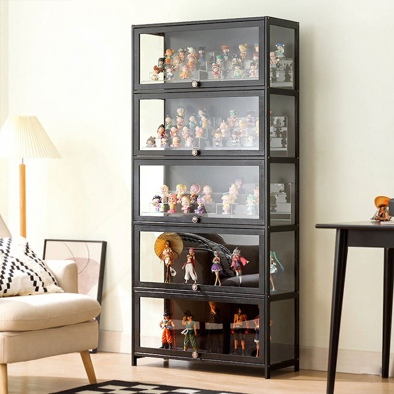 Minimalist Acrylic Figure Showcase – Dustproof Lego Display Case DC-006