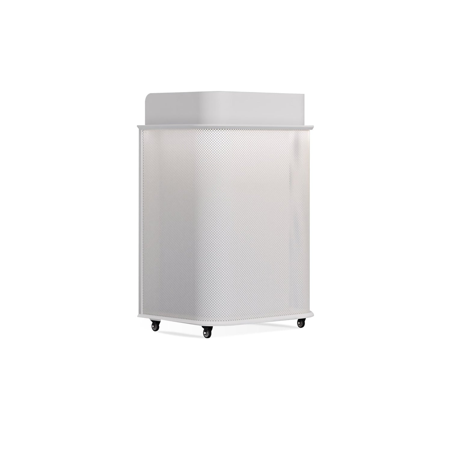 Integrated Black And White Lacquer Mini Reception Desk RD-185