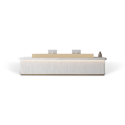 Modern Minimalist Reception Desk with LED Lighting RD-188
