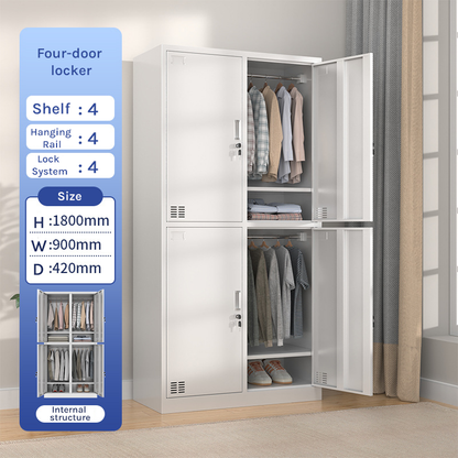 Steel Office Filing Cabinet &amp; Changing Locker for Workplace Storage FC-005