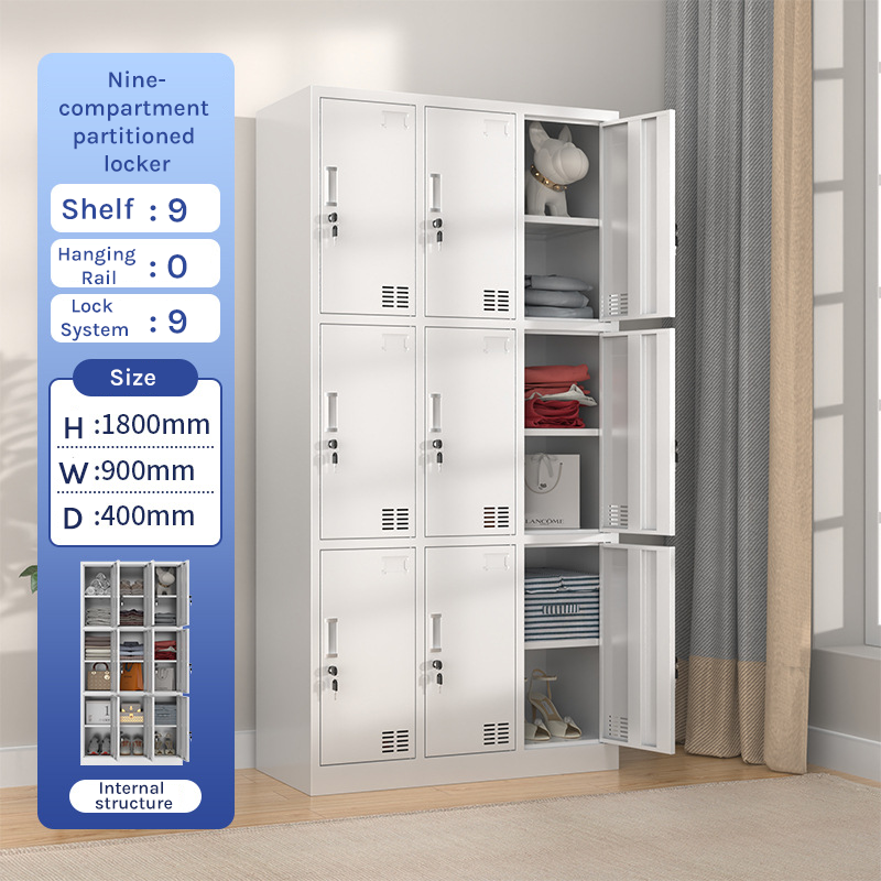 Steel Office Filing Cabinet &amp; Changing Locker for Workplace Storage FC-005
