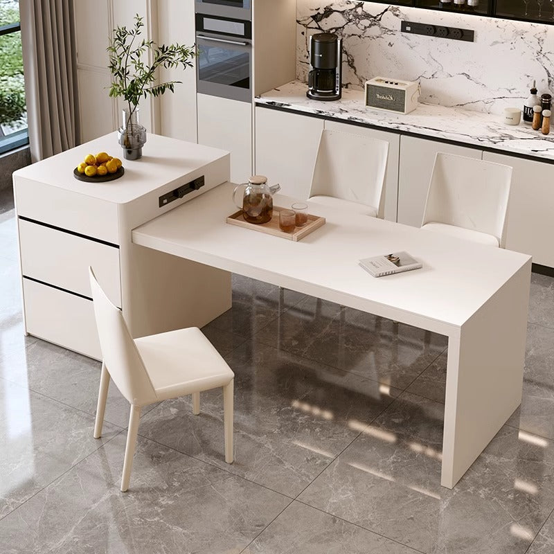 Extendable Kitchen Island Dining Table with Sintered Stone IT-103