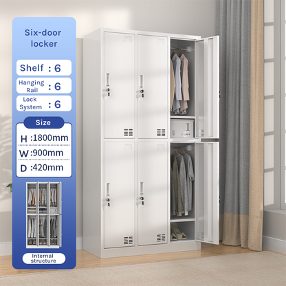 Steel Office Filing Cabinet &amp; Changing Locker for Workplace Storage FC-005