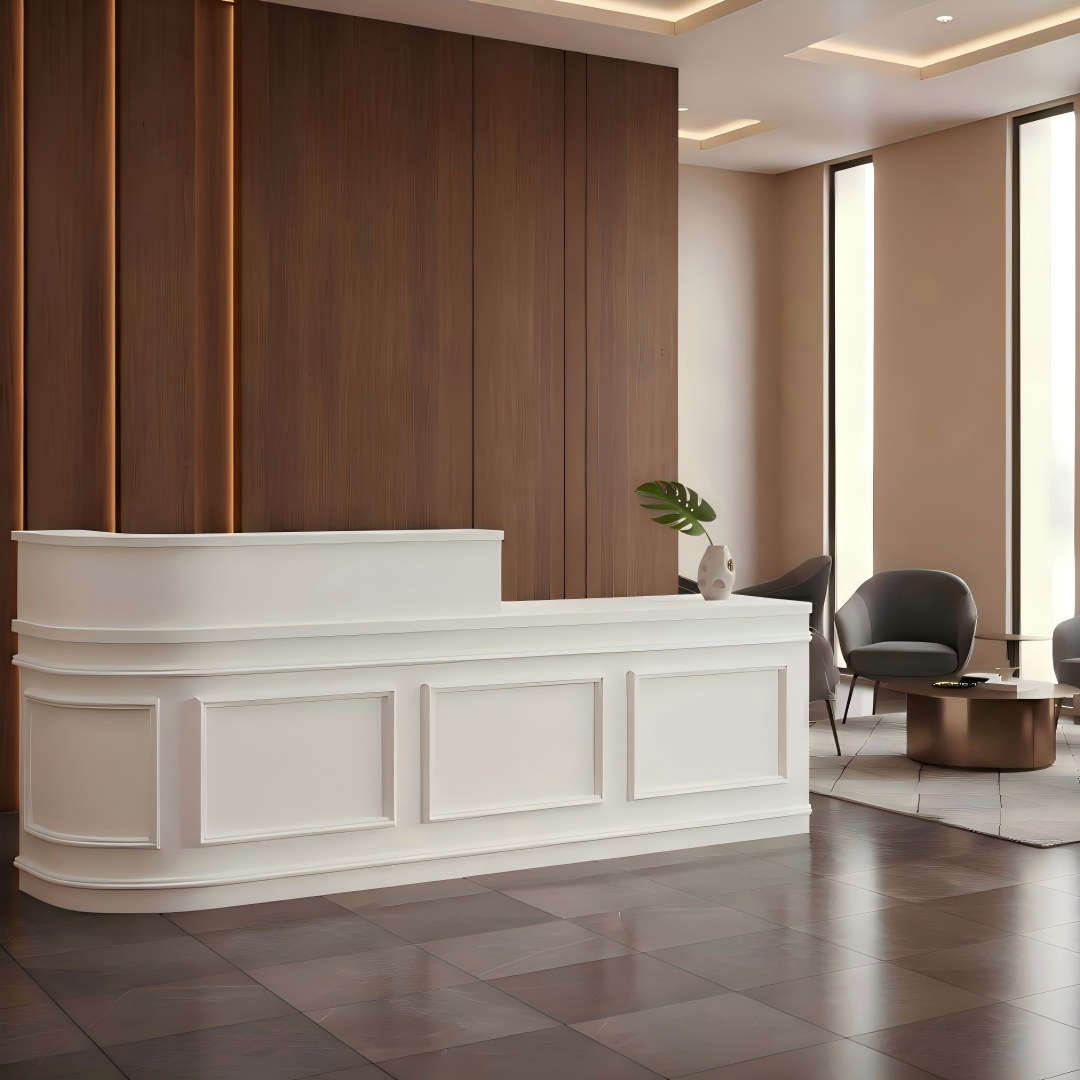 Modern Curved Panel Reception Desk RD-225