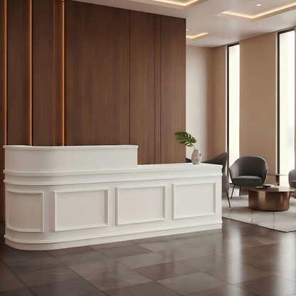 Modern Curved Panel Reception Desk RD-225