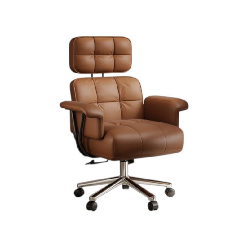 Leather Desk Chair with Comfort Design EC-004