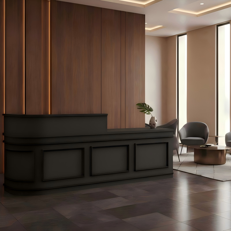 Modern Curved Panel Reception Desk RD-225