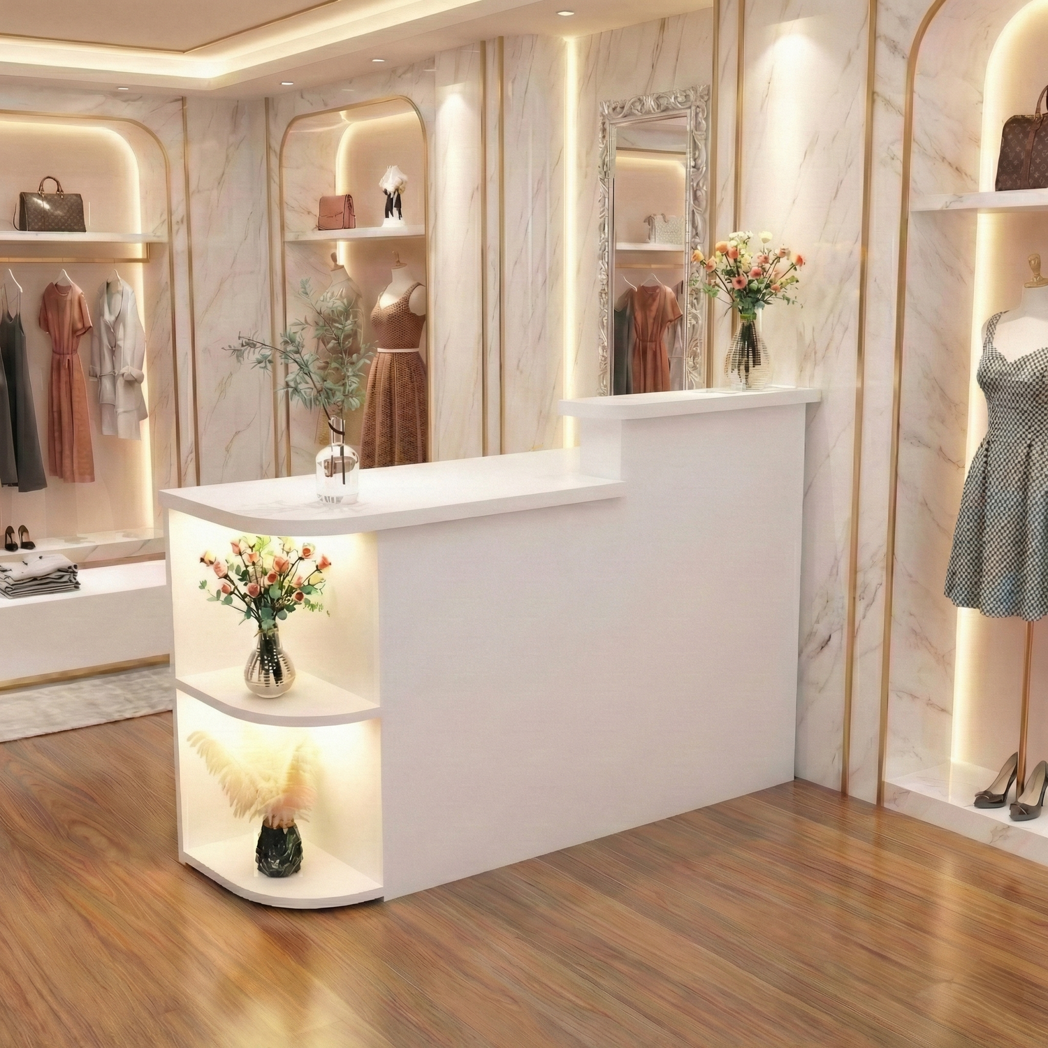 Simple Salon Office Shop Store Institution Reception Desk RD-201