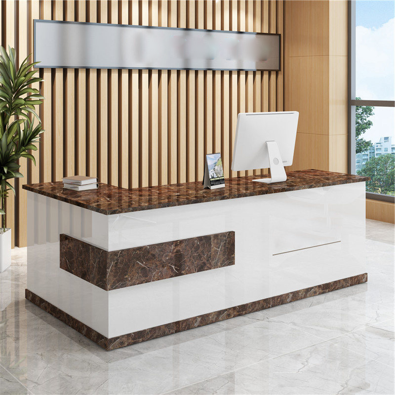 Modern Lacquered Reception Counter for Salon, Boutique &amp; Retail RD-219